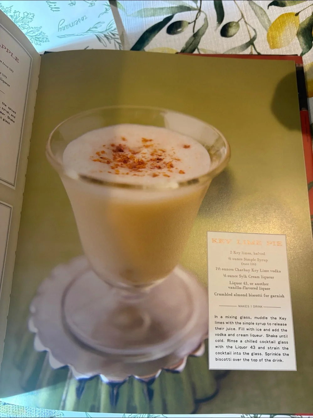 The Art of the Bar Cookbook - Cocktail Recipe Book with Orange & Teal Cover